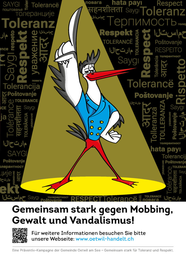 Hero Storch Oetwil am See, gemeinsam gegen Vandalismus, Mobbing und Gewalt